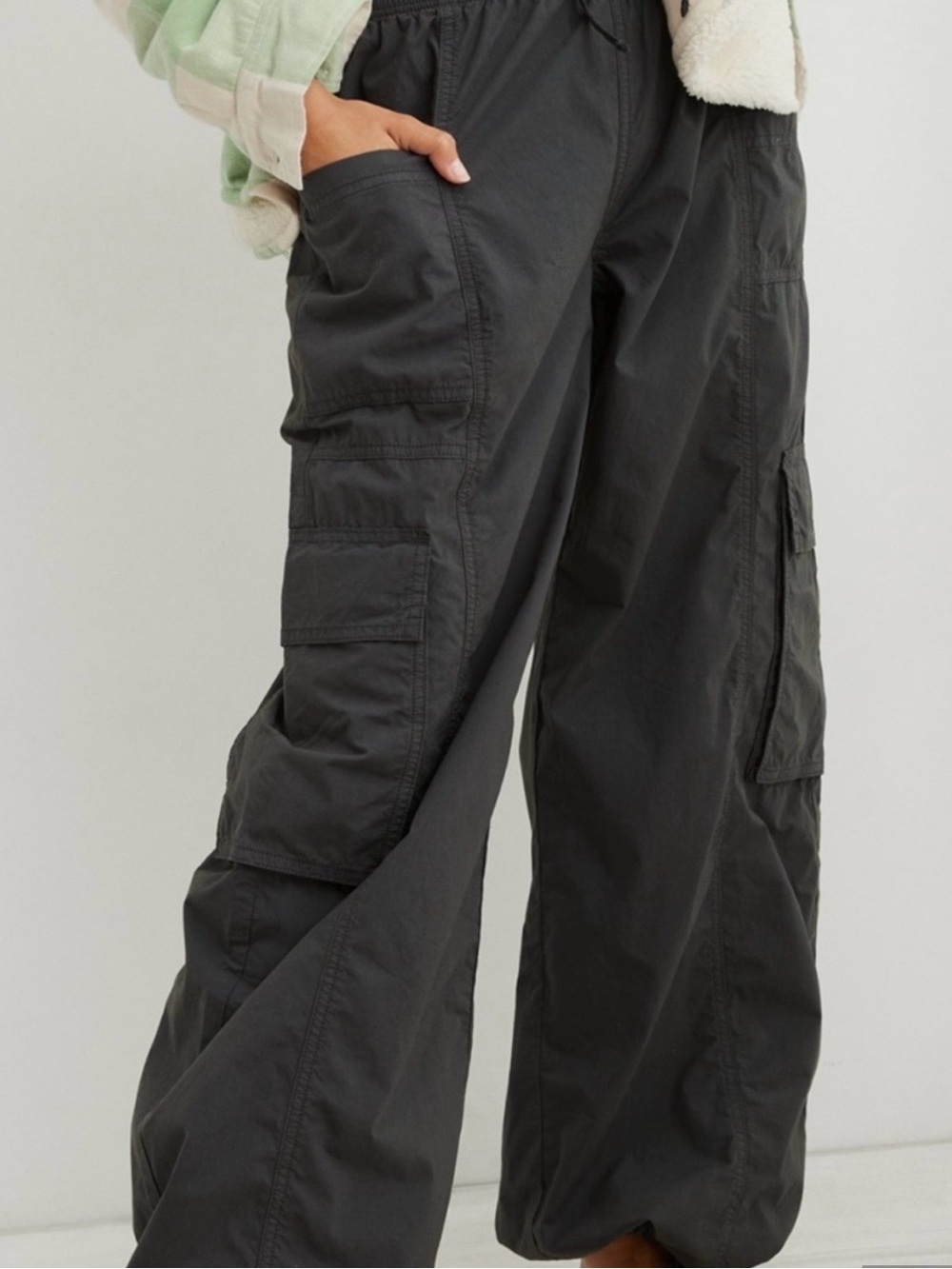 aerie Wide-Leg Cargo Joggers Go For It Pants